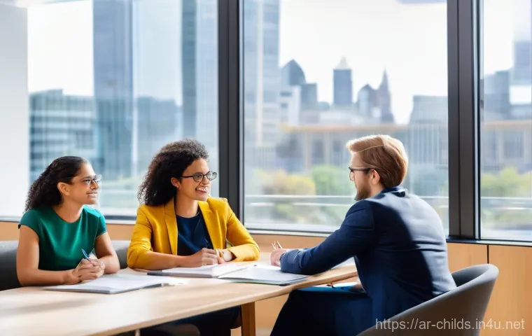 아동심리상담사에게 필요한 자기계발 - **Prompt:** A serene male child development specialist, in his early 40s, is seen in a peaceful home...
