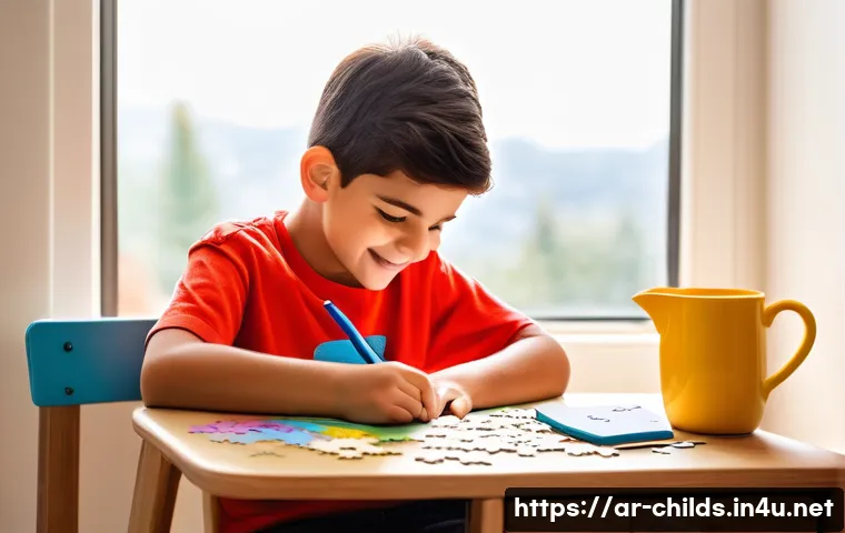 아동심리상담과 ADHD 치료 사례 - **Prompt 1: A Peaceful Learning Corner at Home**
    A warm, inviting, and well-organized study corn...