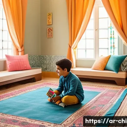 아동심리상담 실기시험 대비법 - A warm and inviting counseling room designed for child therapy sessions in an Arabic cultural settin...